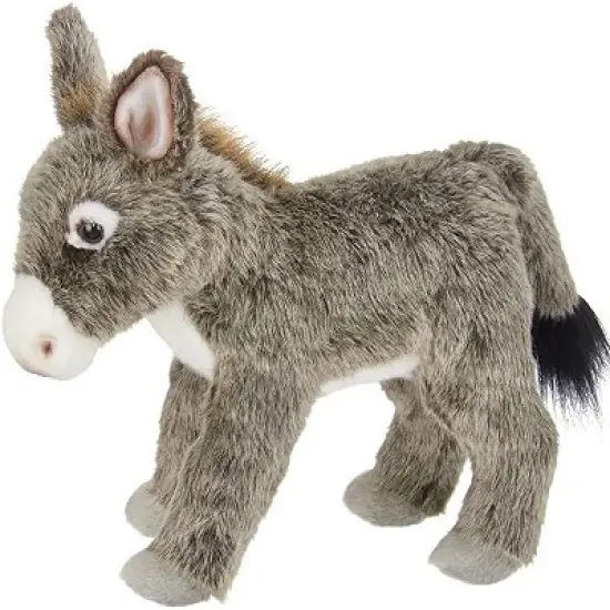 Bearington Pedro Plush Donkey Stuffed Animal, 12 Inches image {1}