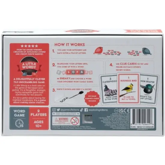 A Little Wordy Game by Exploding Kittens image {2}