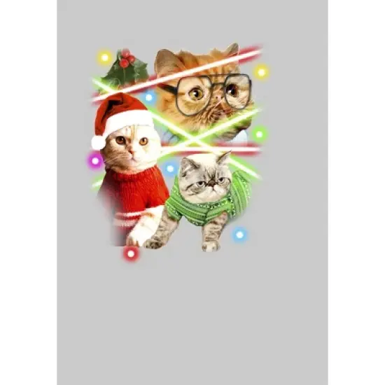 Men's Lost Gods Laser Cats Sweatshirt image {1}