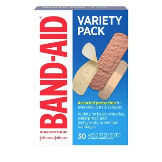 Band-Aid Brand Adhesive Bandages Family Variety Pack - 30ct image {6}