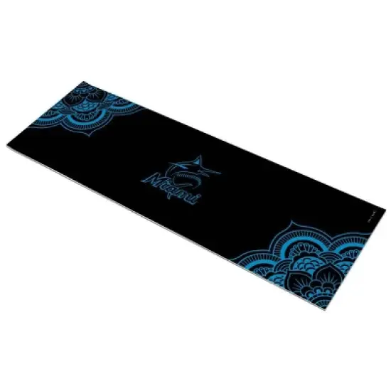 MLB Miami Marlins Yoga Mat - (6mm) image {1}