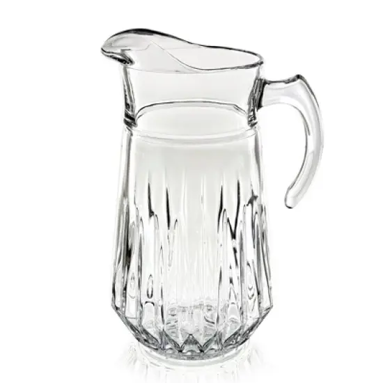 Slickblue Stylish 75 oz Cristalline Glass Pitcher &ndash; Sharp Diamond Cut, Lead-Free, Ideal for Serving Cold & Hot Beverages image {8}