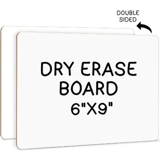 SCRIBBLEDO Mini White Board Dry Erase 6"x9" Board image {1}