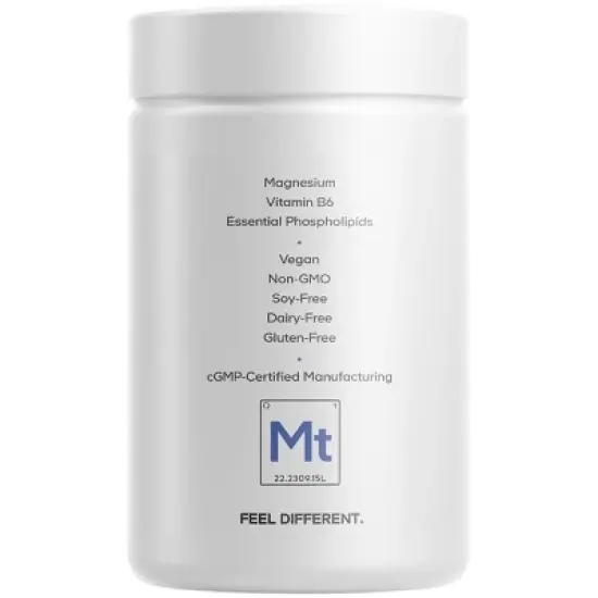 Codeage Liposomal Magnesium Taurate+ Mineral Supplement, Vitamin B6, Liposomal Blend, Vegan - 120ct image {12}