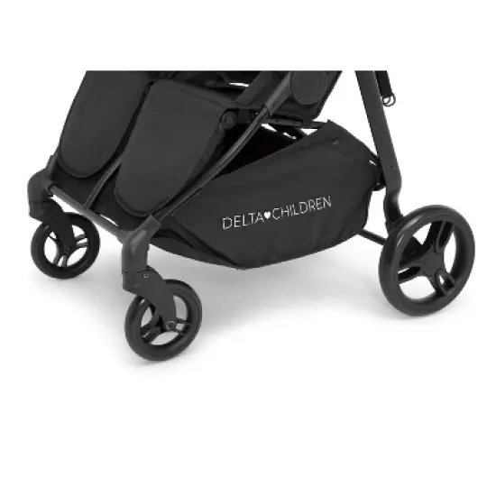 Delta Children Cruzer Double Lightweight Stroller with Reclining Seat image {7}
