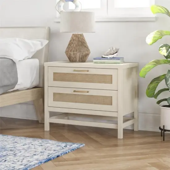 Ameriwood Home Lennon 2 Drawer Nightstand image {2}