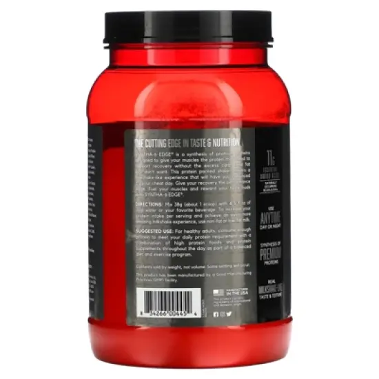 BSN Syntha-6 Edge&reg;, Protein Powder Drink Mix, Vanilla Milkshake, 2.34 lb (1.06 kg) image {2}