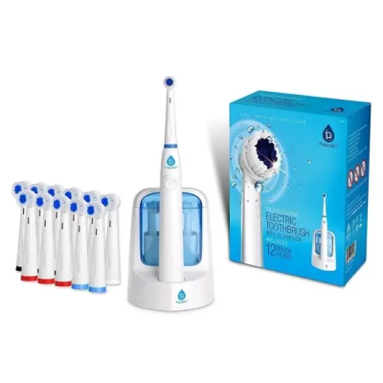 Power Rechargeable Electric Toothbrush With UV Sanitizing Function image {3}