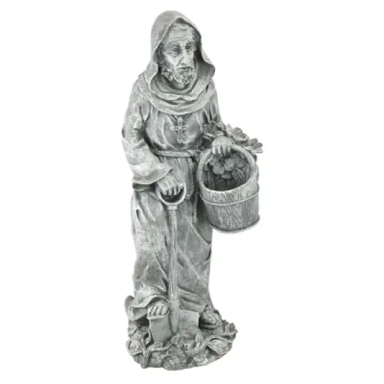 Design Toscano St. Fiacre, The Gardener's Patron Saint Statue image {2}