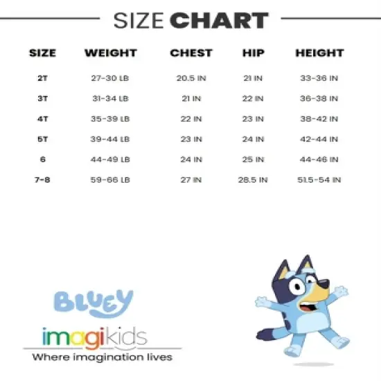 Bluey Girls T-Shirt and Dolphin Active French Terry Shorts Outfit Set Toddler to Little Kid  image {6}