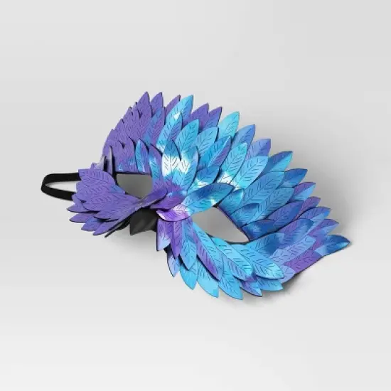 Adult Iridescent Crow Halloween Mask - Hyde and EEK! Boutique&trade; image {1}