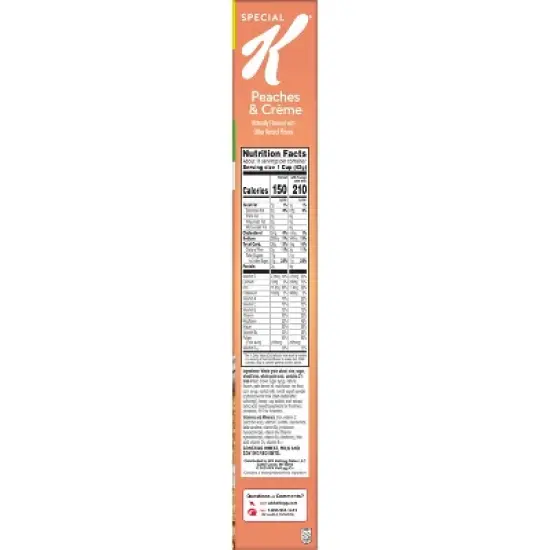 Kellogg's Special K Peaches and Cream Breakfast Cereal - 16.6oz image {8}