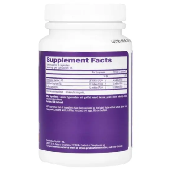 Advanced Orthomolecular Research AOR Probiotic-3, 90 Capsules image {1}