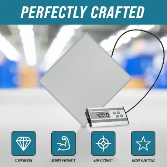 Smart Weigh  Shipping Scale Digital Heavy Duty Platform 440lbs image {1}
