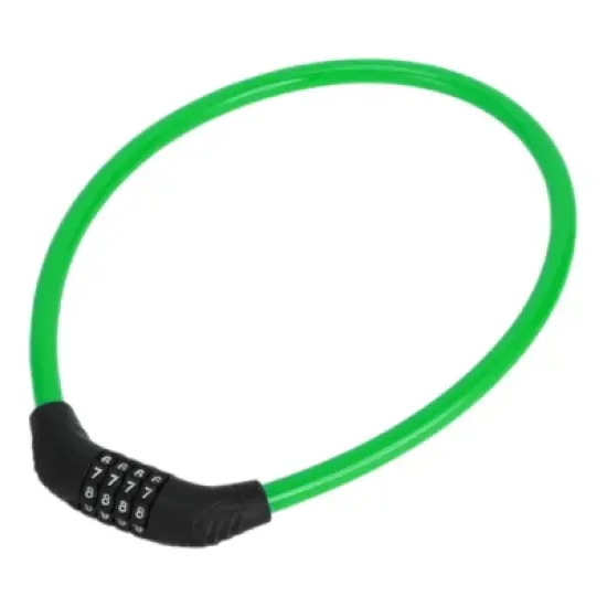 Unique Bargains Bicycle Lock Security Lock Resettable 4 Digit Combination Chain Bike Lock Green image {6}