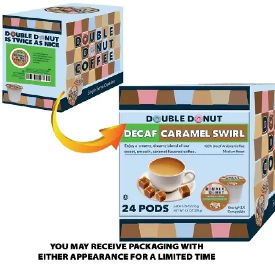 Decaf Caramel Swirl Flavored Coffee Pods image {3}