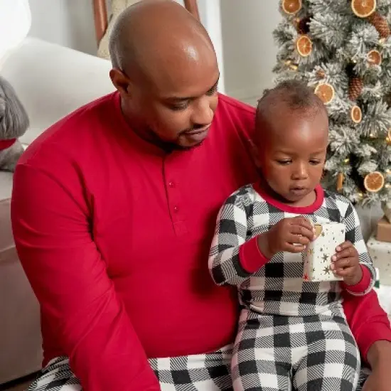 Gerber Holiday Family Neutral Baby and Toddler Matching Pajamas, 2-Piece image {5}