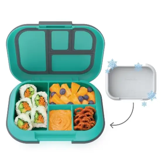 Bentgo Kids' Chill Lunch Box, Bento-Style Solution, 4 Compartments & Removable Ice Pack image {13}