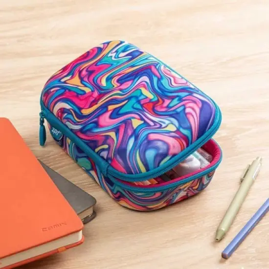 ZIPIT Colorz Pencil Case, Swirls Pencil Box image {2}