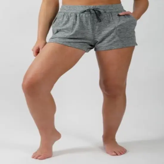 90 Degree By Reflex Super Soft Cationic Heather Lounge Shorts image {7}