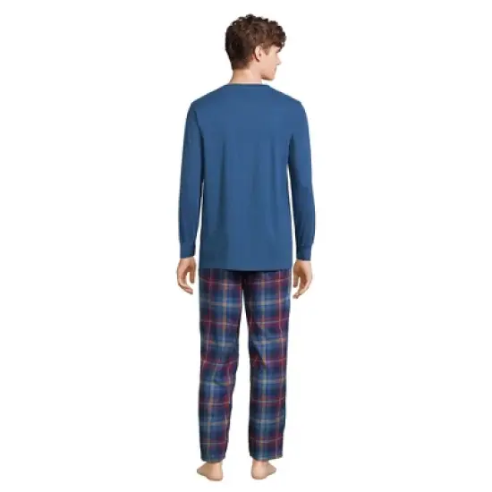 Lands' End Blake Shelton x Lands' End Men's Flannel Knit PJ Set image {1}