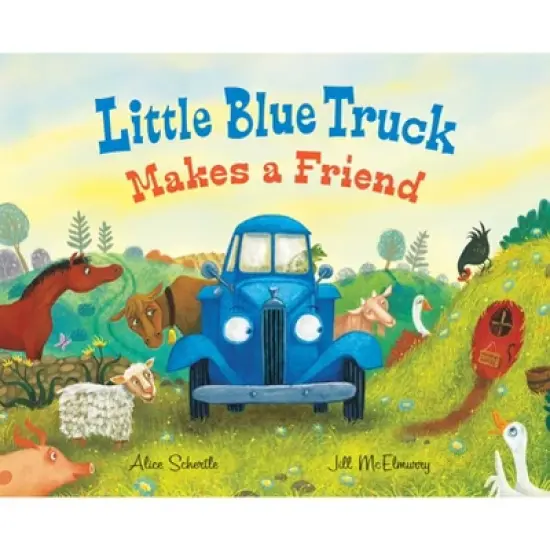 Little Blue Truck Makes a Friend - by Alice Schertle (Hardcover) image {1}