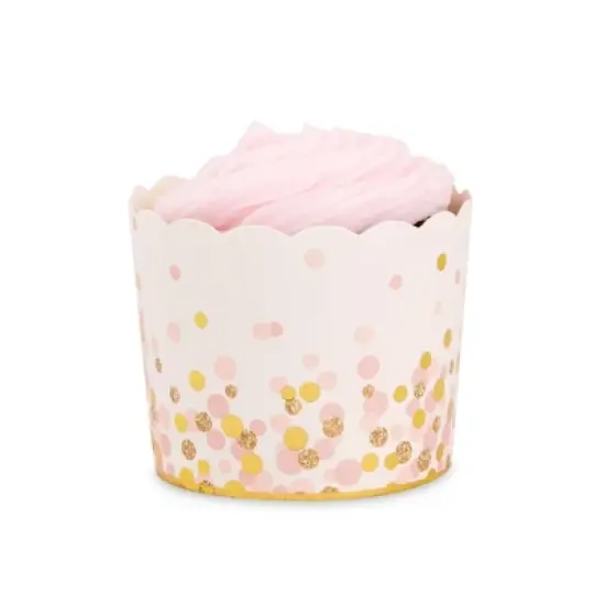 50 Pack Cupcake Wrappers, Paper Baking Cups, Muffin Liners for Baby Shower, Birthday Party (2.2 In) image {4}