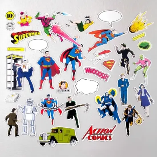 DC Collectibles Superman Magnetic Action Set, 2 Sheets image {3}