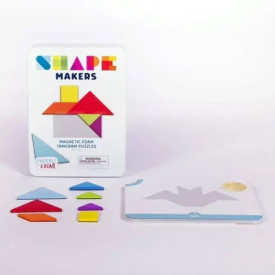 Chuckle & Roar Shape Makers Magnetic Foam Tangrams Game image {2}