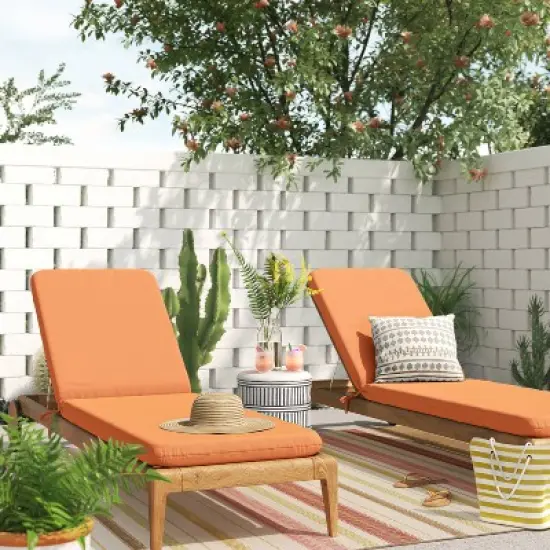 7' x 10' Textural Stripe Woven Outdoor Rug Pink - Threshold&trade; image {1}