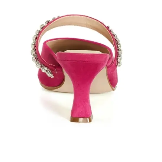 Women's WIDE FIT Paisley Heel - hot pink | AVENUE image {2}