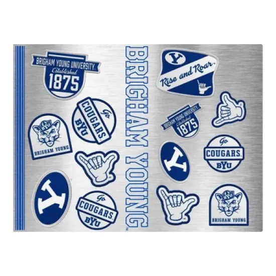 NCAA BYU Cougars Varsity Thirst Water Bottle - 24oz: Stainless Steel, Plastic Lid image {1}