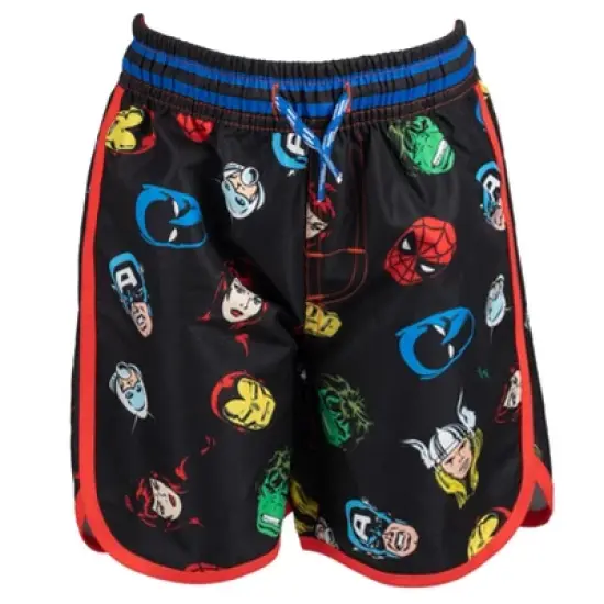 Marvel Avengers Iron Man Black Panther Thor Rash Guard and Swim Trunks Outfit Set Toddler image {3}