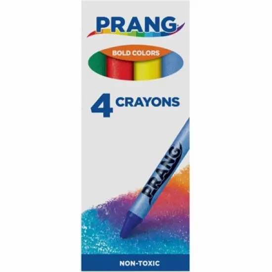Prang Crayons - Green, Red, Yellow, Blue - 4 / Pack image {3}