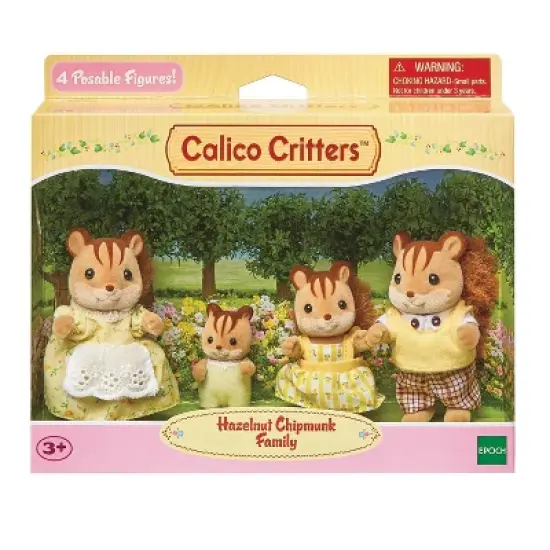 Calico Critters Hazelnut Chipmunk Family image {1}