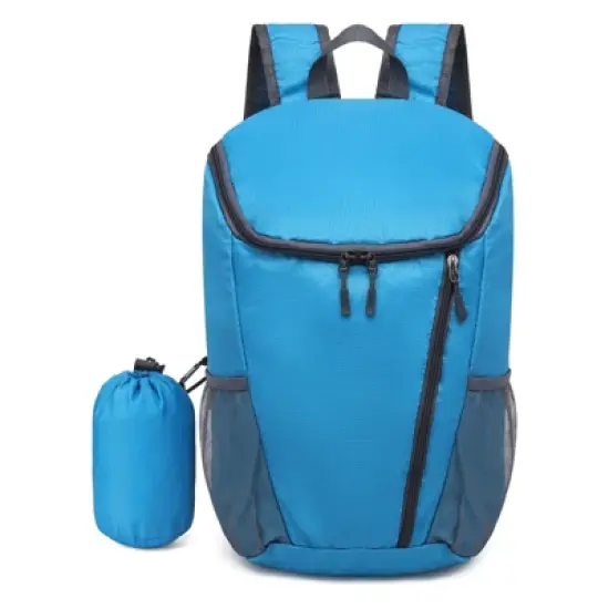 Unique Bargains Packable Large Capacity Camping Travel Hiking Backpack image {11}