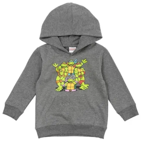 Teenage Mutant Ninja Turtles TMNT Leonardo Michelangelo Donatello Raphael Fleece Pullover Hoodie Toddler to Big Kid image {7}