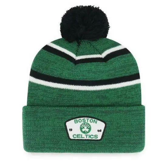 NBA Boston Celtics Couliour Knit Beanie with Pom image {2}