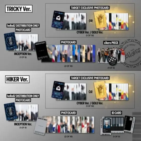 xikers - HOUSE OF TRICKY : Trial And Error (TRICKY ver.) (Target Exclusive, CD) image {1}