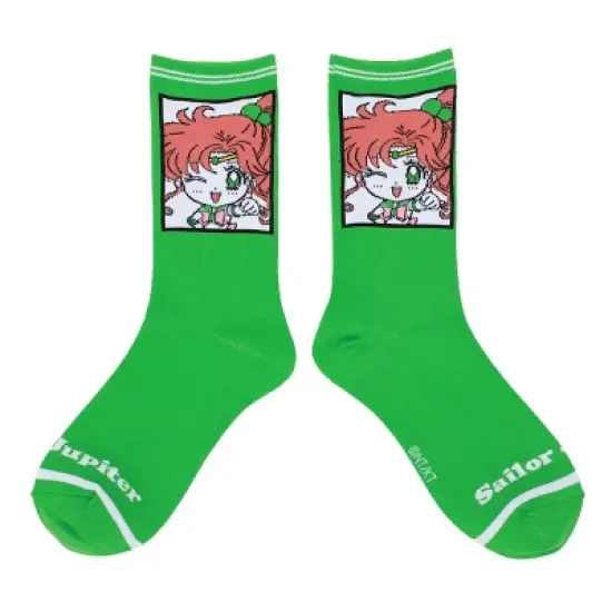 Sailor Moon Characters Women's 5-Pair Casual Crew Socks image {2}