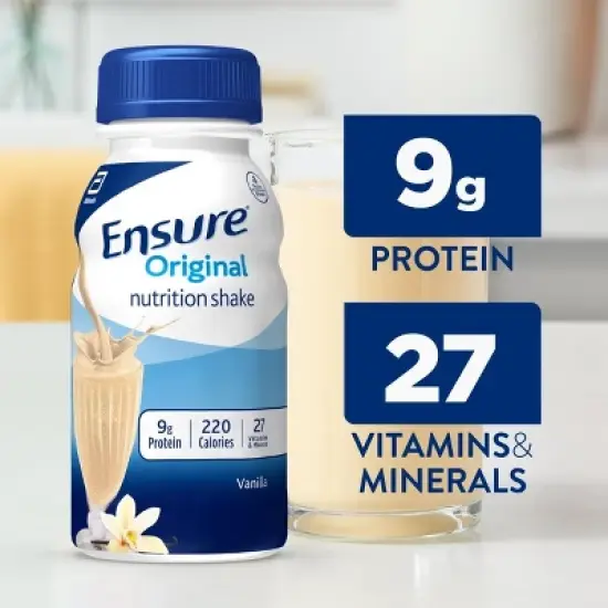 Ensure Original Nutrition Shake, Vanilla, 8 fl. oz., 24 Count image {1}