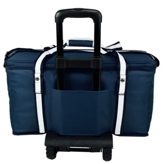 NCAA California Golden Bears Folding Soft Sided Rolling Cooler - 64 cans image {3}