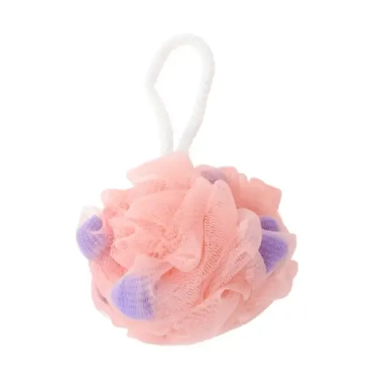 Unique Bargains Heart Bath Shower Loofah Sponge 1 Pc image {8}
