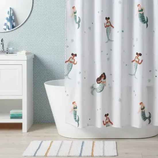 Mermaid Kids' Shower Curtain - Pillowfort&trade; image {1}