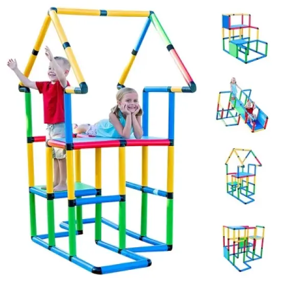 Funphix Create And Play Life Size Structures - "Deluxe Set 296 PCS" image {1}