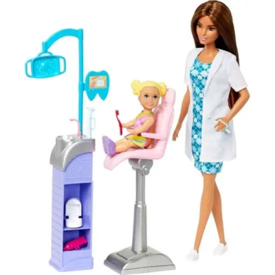 Barbie Careers Dentist Doll with Brown Hair and Playset with Accessories image {2}