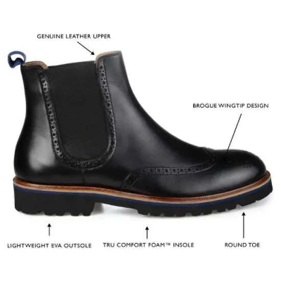 Thomas & Vine Nash Wingtip Chelsea Boot image {7}