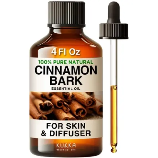 Cinnamon Essential Oil (4 Fl Oz / 118 ml)- KUKKA Cinnamon Bark Oil image {7}