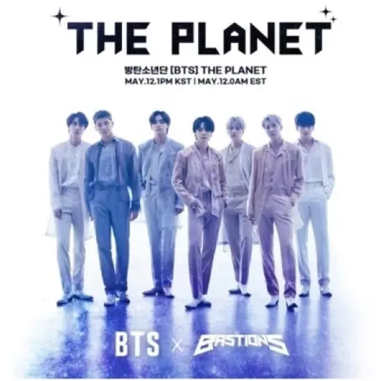 The Planet - Bastions - incl. Photobook, Lyric Book, BTS Signed Poster, BTS x Bastions Signed Poster, BTS Deco Sticker, BTS Plat Sticker + BTS Photo image {1}
