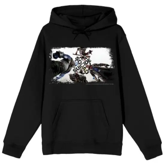 Suicide Squad: Kill the Justice League Game Key Art Adult Black Graphic Hoodie image {3}
